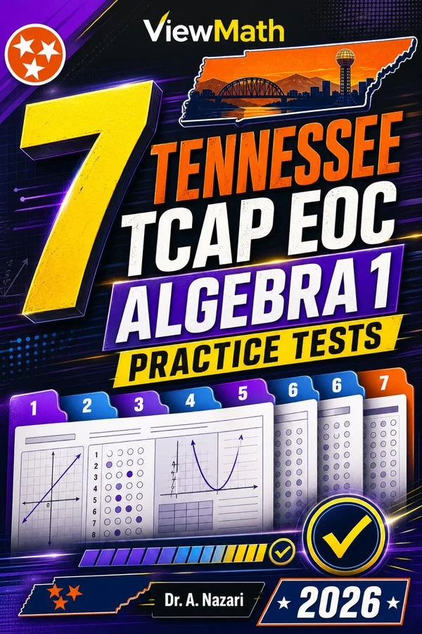 7 Tennessee TCAP EOC Algebra 1 Practice Tests