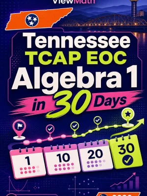 Tennessee TCAP EOC Algebra 1 in 30 Days