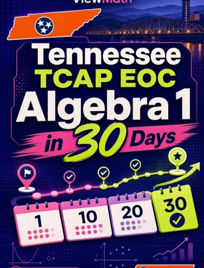 Tennessee TCAP EOC Algebra 1 Math in 30 Days