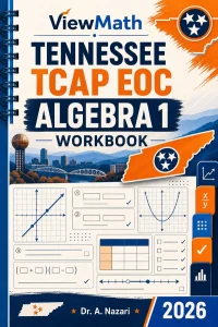 Tennessee TCAP EOC Algebra 1 Math Workbook