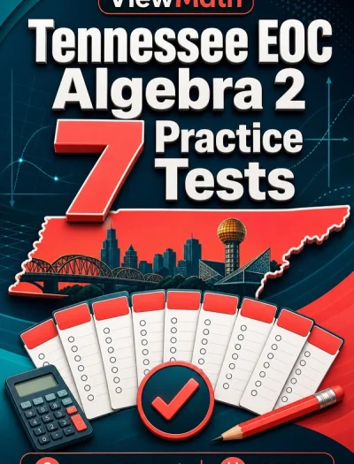 7 Full-Length Tennessee EOC Algebra 2 Practice Tests