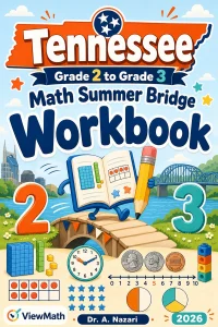 Tennessee Grade 2 to Grade 3 Math Summer Bridge Workbook