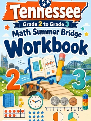 Tennessee Grade 2 to Grade 3 Math Summer Bridge Workbook