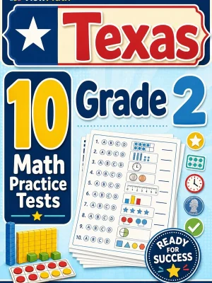 10 Full-Length Texas Grade 2 Math Practice Tests