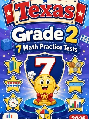 7 Full-Length Texas Grade 2 Math Practice Tests