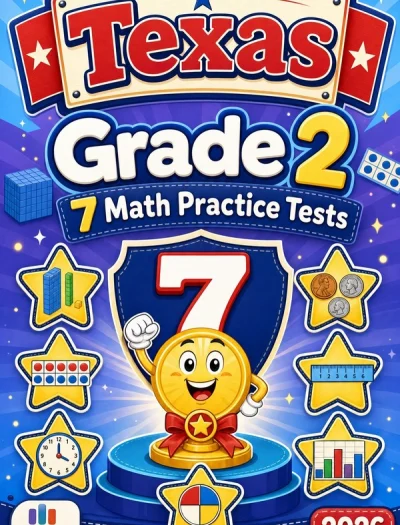7 Full-Length Texas Grade 2 Math Practice Tests