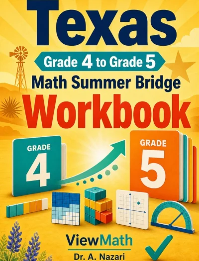 Texas STAAR Grade 4 Math Summer Bridge Workbook