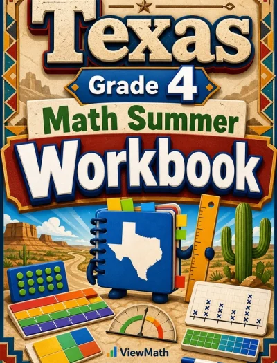 Texas STAAR Grade 4 Math Summer Review Workbook