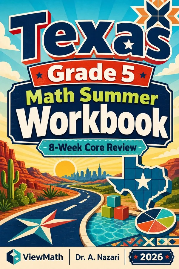 Texas STAAR Grade 5 Math Summer Review Workbook