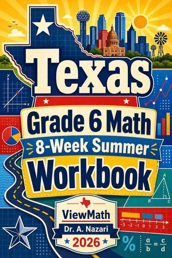 Texas STAAR Grade 6 Math Summer Review Workbook