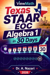 Texas STAAR EOC Algebra 1 Math in 30 Days