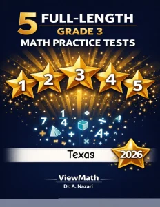5 Full-Length Texas STAAR Grade 3 Math Practice Tests