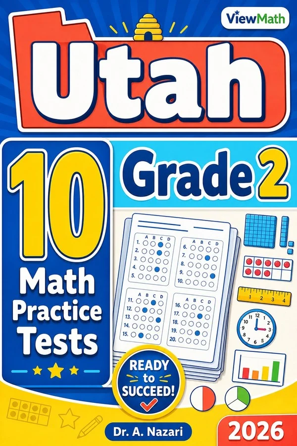 10 Full-Length Utah Grade 2 Math Practice Tests