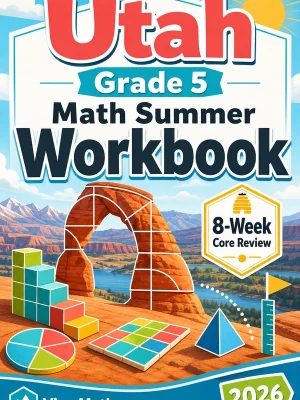 Utah RISE Grade 5 Math Summer Review Workbook