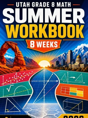 Utah RISE Grade 8 Math Summer Review Workbook