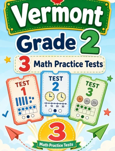 3 Vermont Grade 2 Math Practice Tests