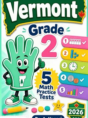 5 Full-Length Vermont Grade 2 Math Practice Tests