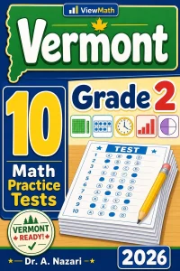 10 Full-Length Vermont Grade 2 Math Practice Tests