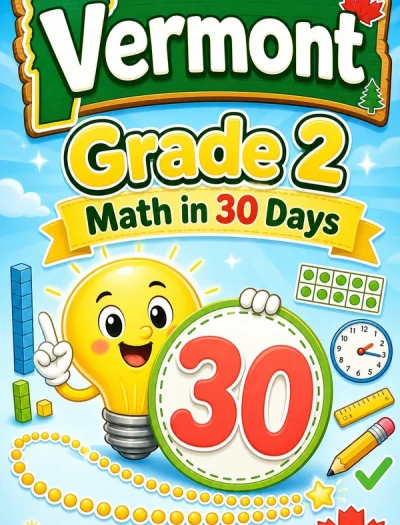Vermont Grade 2 Math in 30 Days