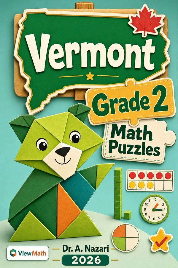 Vermont Grade 2 Math Puzzles and Brain Teasers