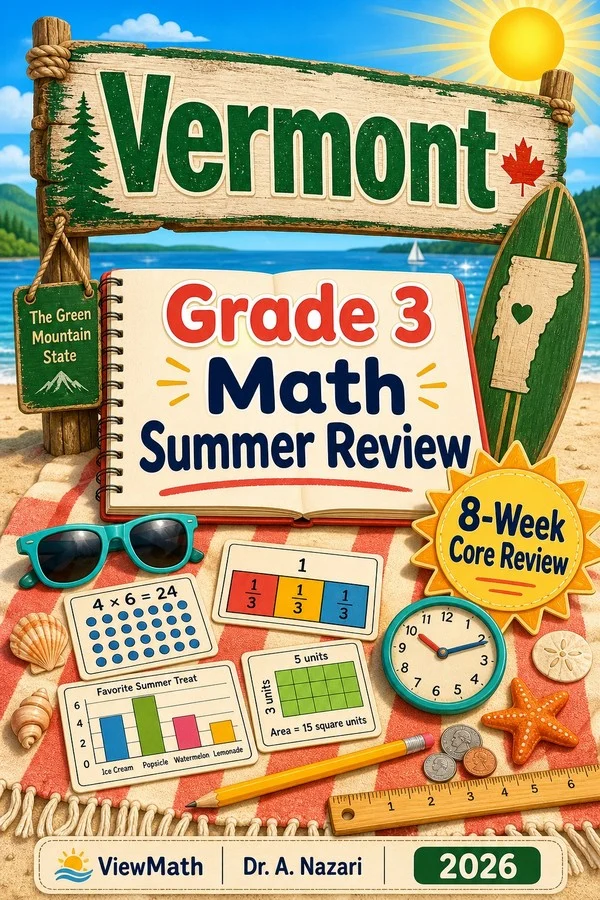Vermont SBAC Grade 3 Math Summer Review