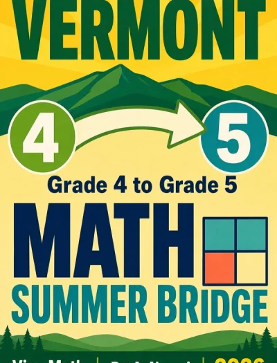 Vermont SBAC Grade 4 Math Summer Bridge