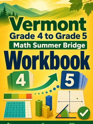 Vermont SBAC Grade 4 Math Summer Bridge Workbook