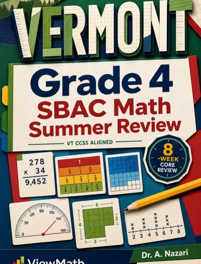 Vermont SBAC Grade 4 Math Summer Review