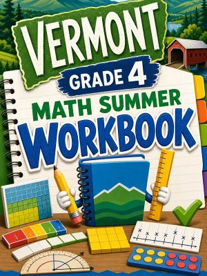 Vermont SBAC Grade 4 Math Summer Review Workbook
