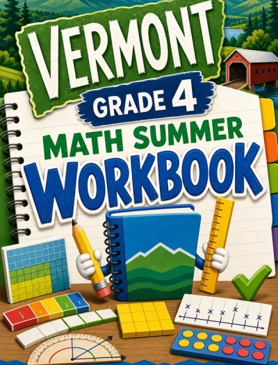 Vermont SBAC Grade 4 Math Summer Review Workbook