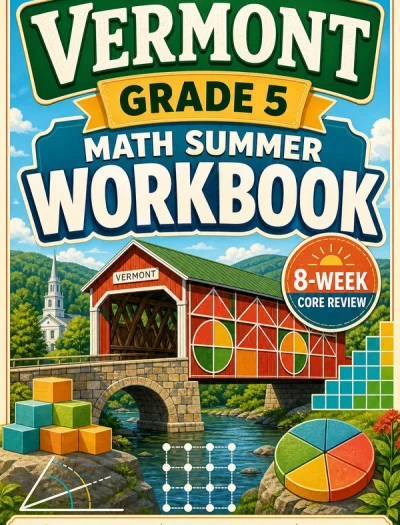 Vermont SBAC Grade 5 Math Summer Review Workbook