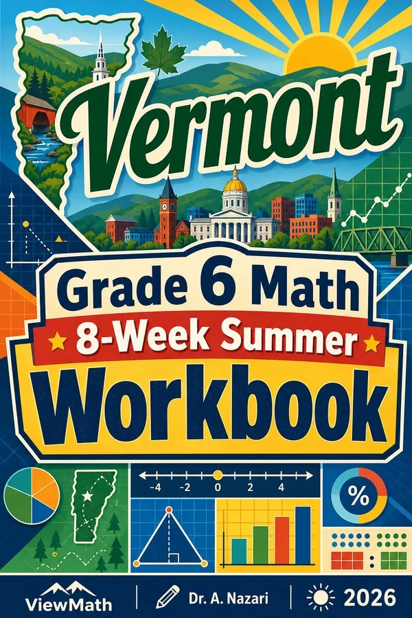 Vermont SBAC Grade 6 Math Summer Review Workbook