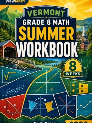 Vermont SBAC Grade 8 Math Summer Review Workbook