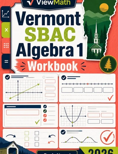 Vermont SBAC Algebra 1 Math Workbook