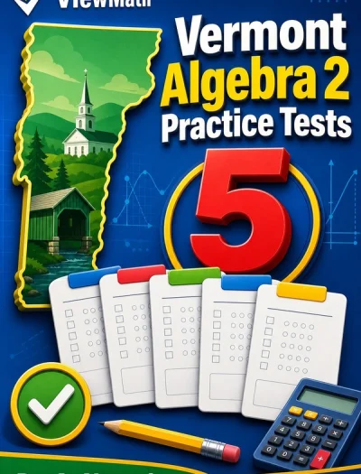 5 Full-Length Vermont Algebra 2 Practice Tests