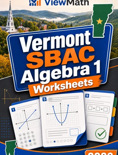 Vermont SBAC Algebra 1 Worksheets