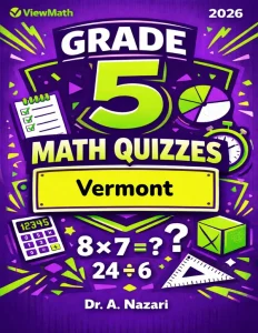 Vermont SBAC Grade 5 Math Quizzes