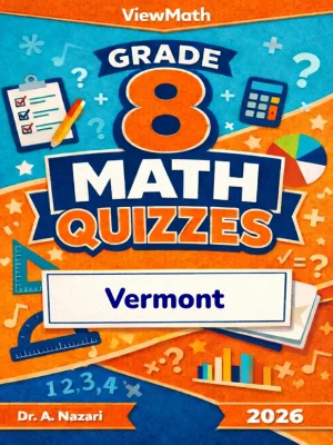 Vermont SBAC Grade 8 Math Quizzes