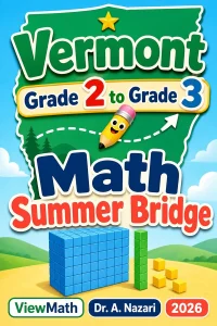 Vermont Grade 2 to Grade 3 Math Summer Bridge