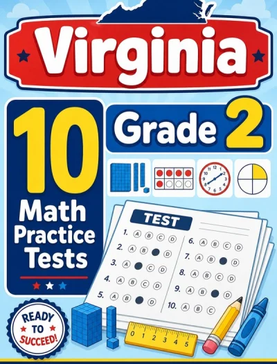 10 Full-Length Virginia Grade 2 Math Practice Tests