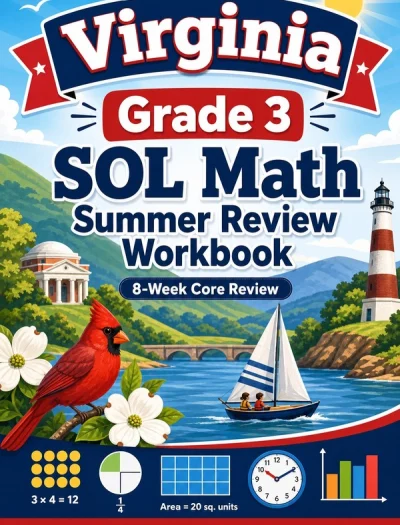 Virginia SOL Grade 3 Math Summer Review Workbook