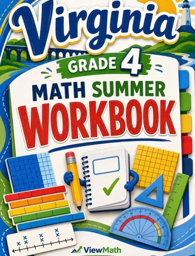 Virginia SOL Grade 4 Math Summer Review Workbook