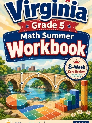 Virginia SOL Grade 5 Math Summer Review Workbook