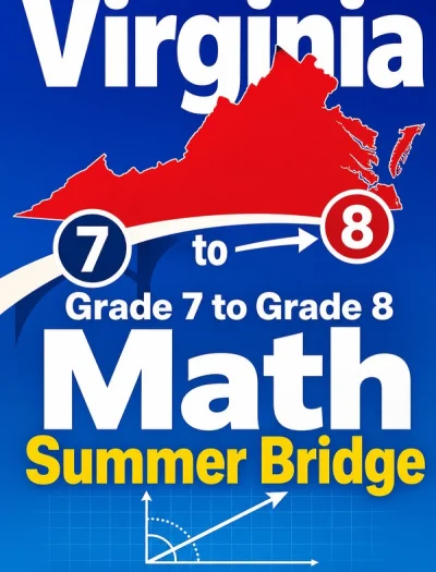 Virginia SOL Grade 7 to Grade 8 Math Summer Bridge