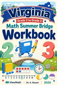 Virginia Grade 2 to Grade 3 Math Summer Bridge Workbook