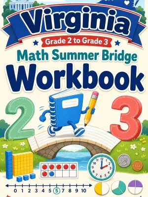Virginia Grade 2 to Grade 3 Math Summer Bridge Workbook