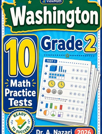 10 Full-Length Washington Grade 2 Math Practice Tests
