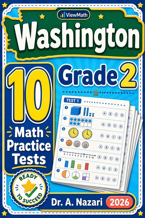 10 Full-Length Washington Grade 2 Math Practice Tests