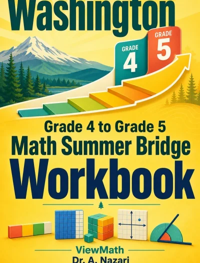 Washington SBA Grade 4 Math Summer Bridge Workbook
