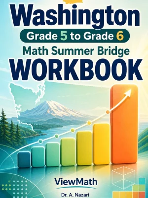 Washington SBA Grade 5 Math Summer Bridge Workbook